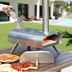 BIG HORN OUTDOORS Wood Pellet Pizza Oven