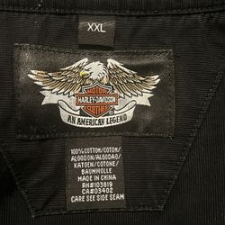 Original Harley Davidson  Vest, Shams And Long Sleeves 
