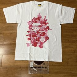Bape AMC Camo Rebuild White Tee