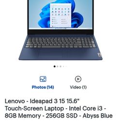 Lenovo Touchscreen i3 Laptop 
