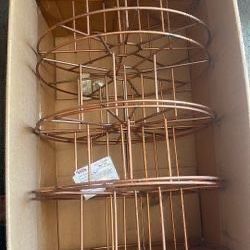 4 Copper Wire Spool, Metal Hose Reel, $0 