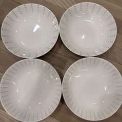 Mikasa 8.5 Inch Bowls And Plates (7 Pc) 