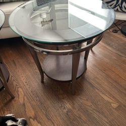 End Tables, Price Is For Both. $45 For 2