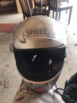 Motorcycle Shoei helmet