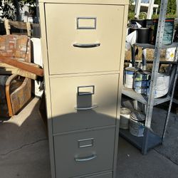 Four Drawer Metal File Cabinet