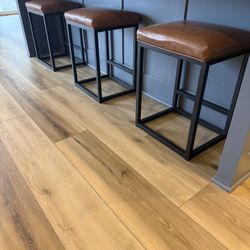 3 Bar Stools - 24” Height 