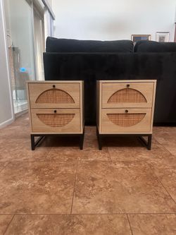 Matching Nightstand and Dresser Set