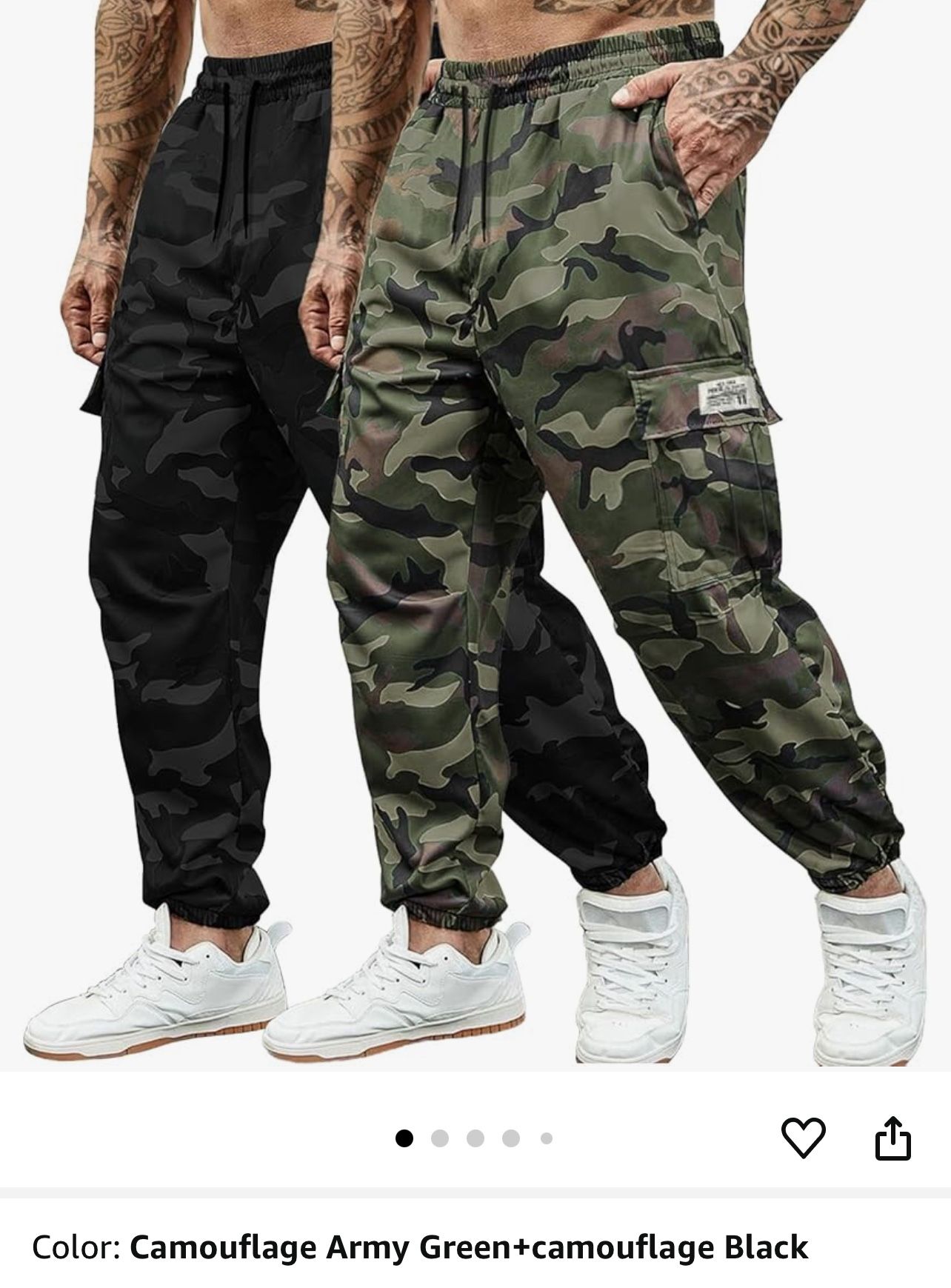 Men’s camo jogger pants 3XL