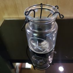 Glass Hanging Candle Holder