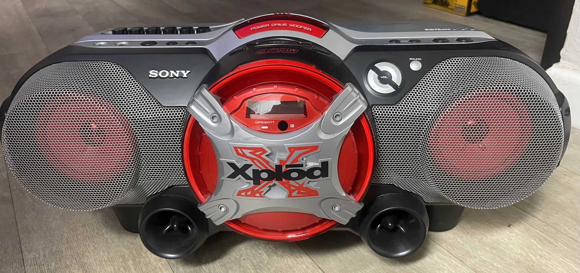Sony Xplod CFD-G505 BoomBox W/ Remote Control