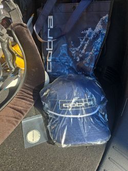 Cobra golf hat w tote bag & ball marker