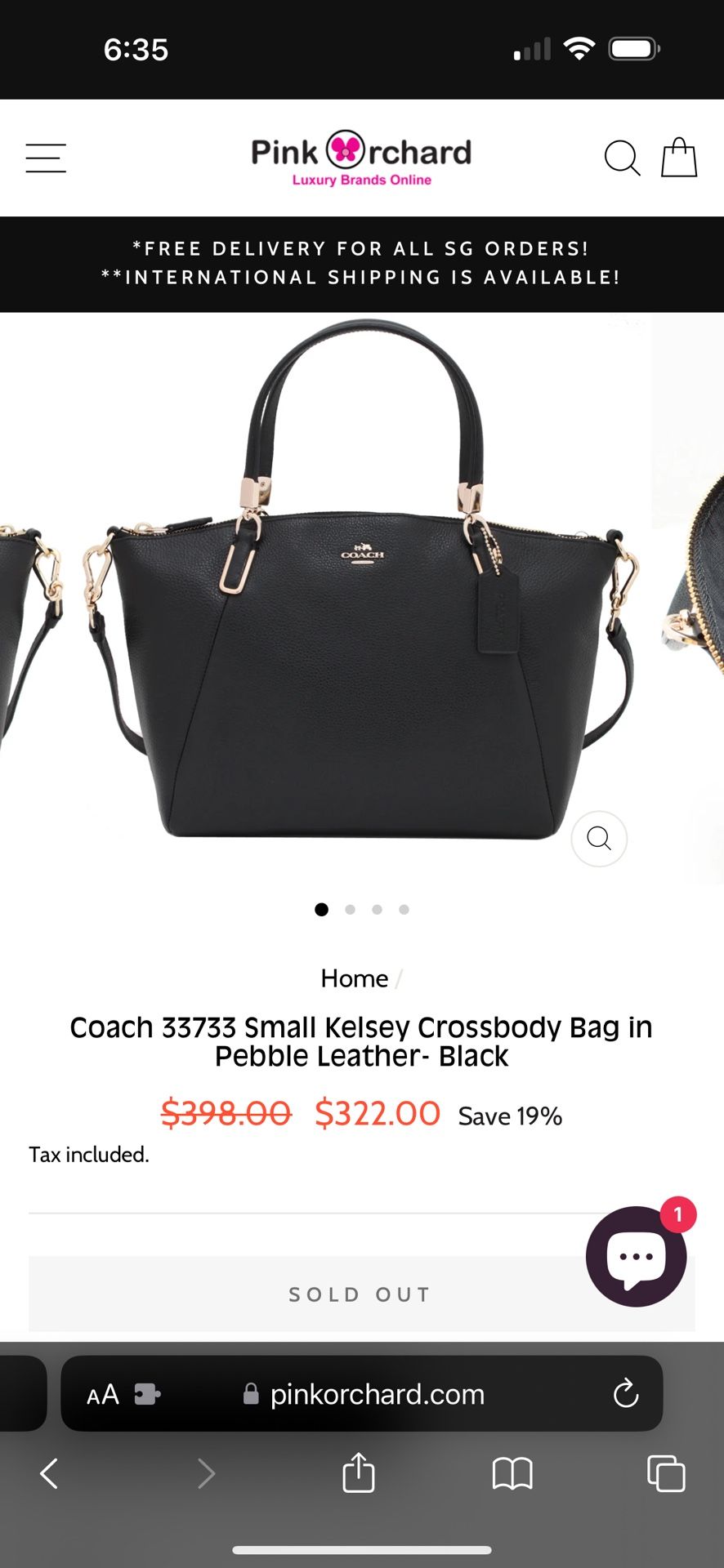 Coach Crossbody Bag 33733