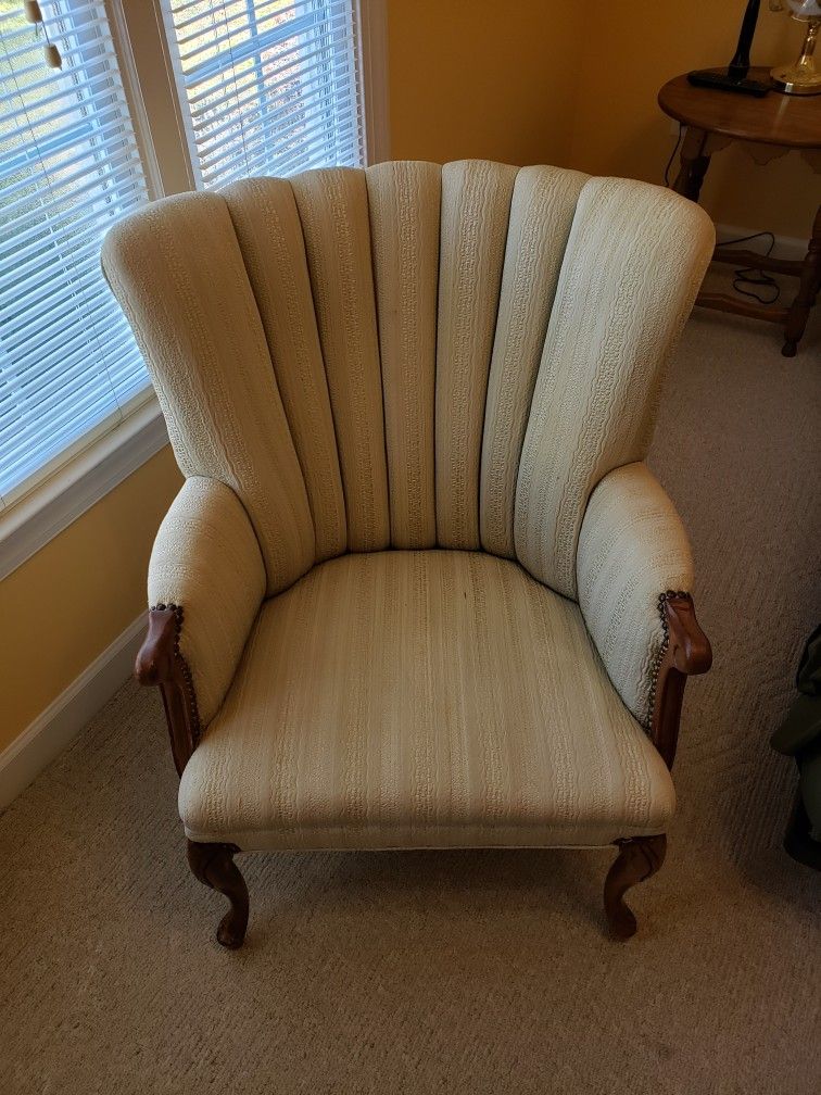 Vintage Channel-back Chair