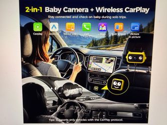 Brand new 1080p baby car camera wireless CarPlay adapter