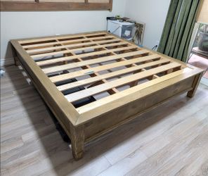California King Solid Wood Bedframe