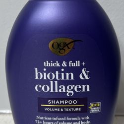 OGX Thick & Full Biotin & Collagen Shampoo, 13 Ounces