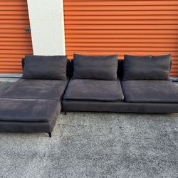 Modern Grey Cloud Sectional Couch