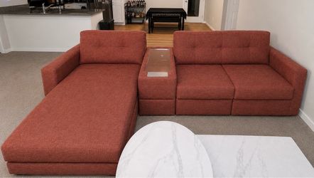 Comfy Modular Modern Couch with Media Console