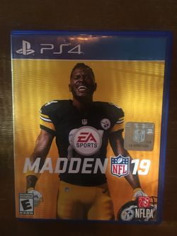 Sony PlayStation ps4 madden 19