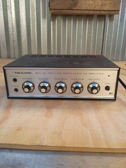 Realistic MPA-20 Solid state PA amplifier