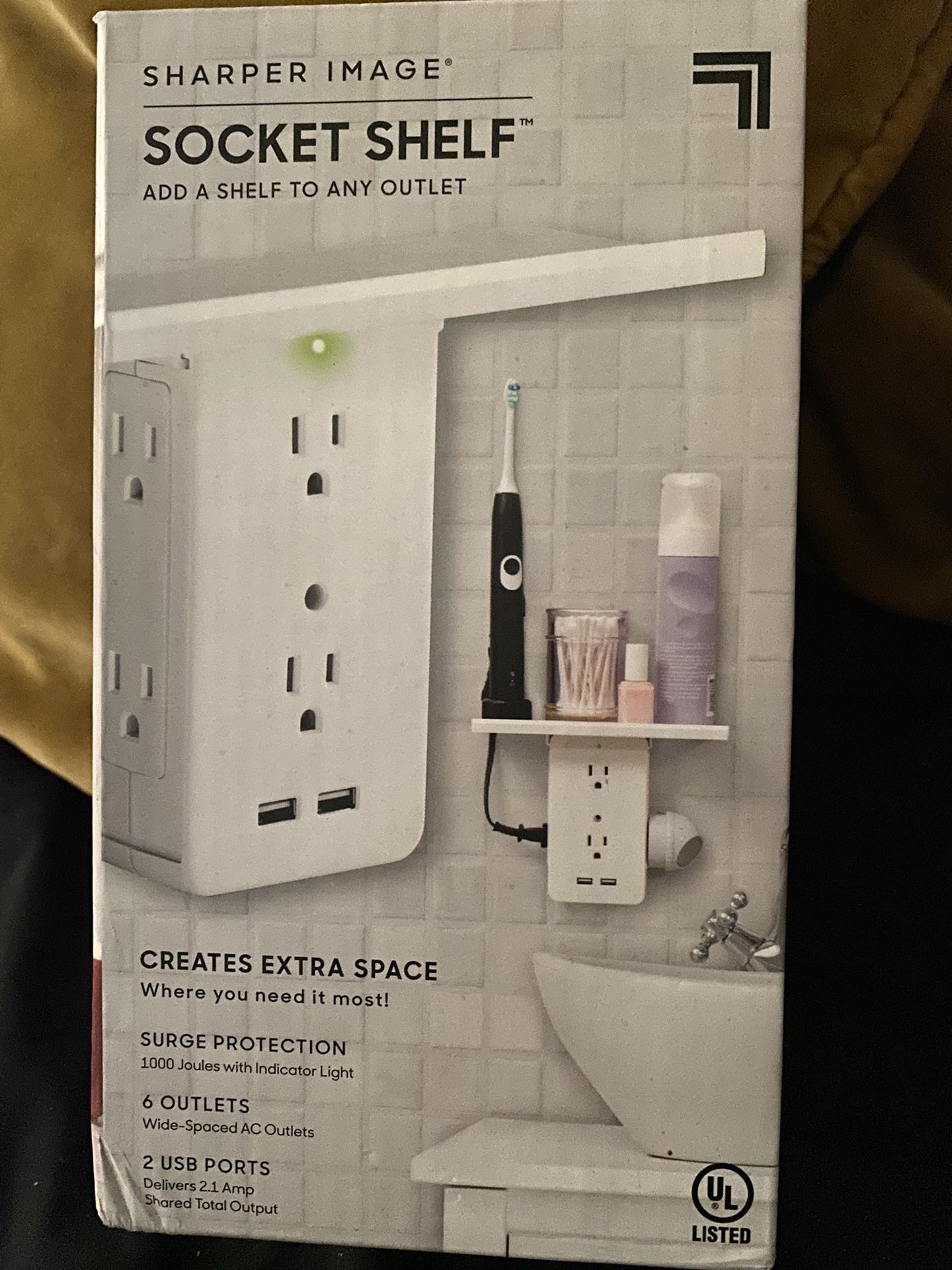 Sharper Image Socket Shelf