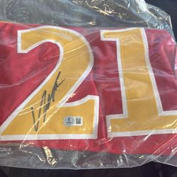 DOMINIQUE WILKINS AUTHENTIC AUTOGRAPHED JERSEY