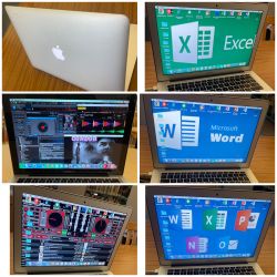  Apple Air icore 5  Muy rápida  Ya trae miles de canciones  ✅VIRTUAL DJ 8 ✅SERATO DJ lite  ✅iLUSTRATOR editados de fotos  ✅MICROSOFT OFFICE completo  