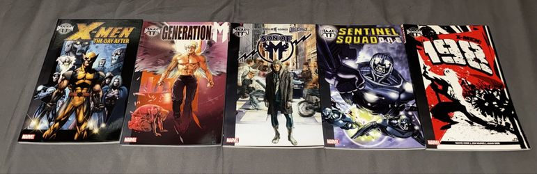 Decimation Complete Set - 5 Marvel X-Men TPBs, All First Printings