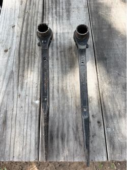 Scaffold ratchets 7/8-3-4
