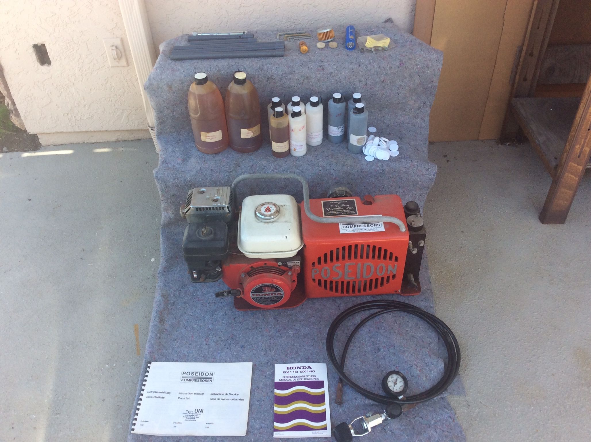 SCUBA TANK COMPRESSOR POSEIDEN
