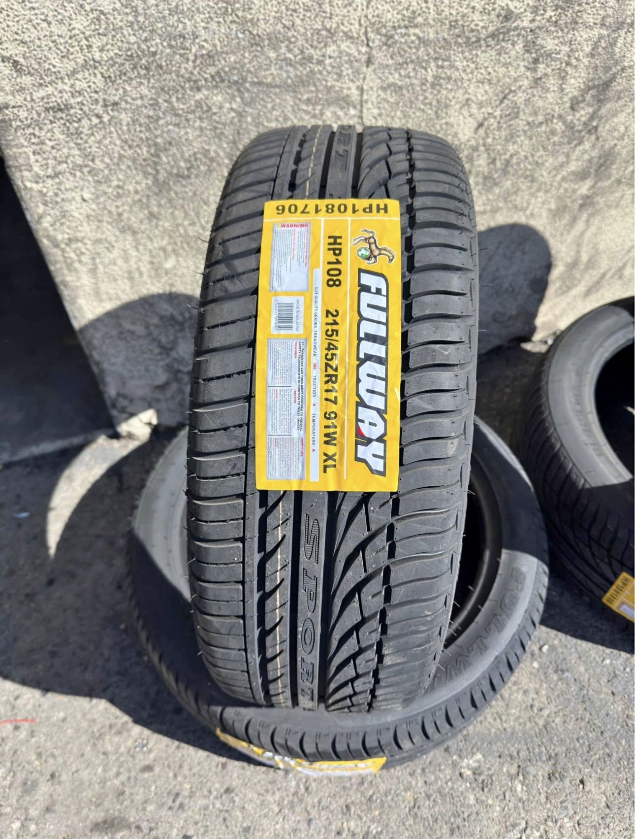 215/45R17 Fullway HP108 91W Brand New 4 Tires Free Mount Balance installed