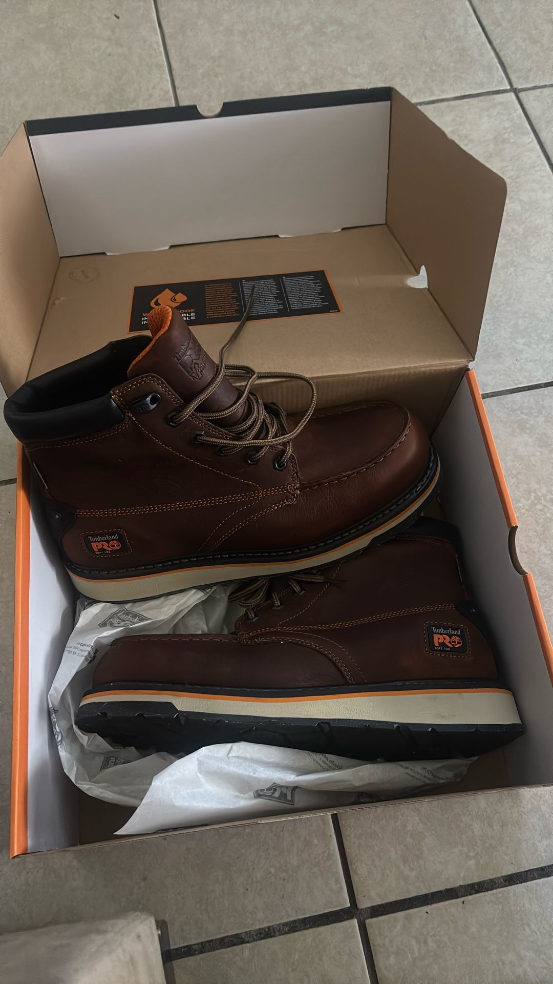 Brand new work boots