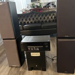 4 Speakers, Mixer Amp, Subwoofer 