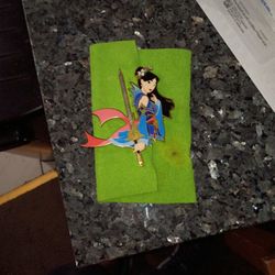 Mulan Pin From Disneyland Rose Gold 