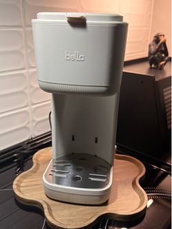 bella Single-Serve Coffee Maker Oatmilk