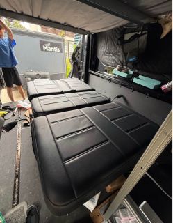 Sprinter Dodge Ford Van Conversions Double Seats With Seatbelts Converts Into Bed 100% Good Paid Over $3k