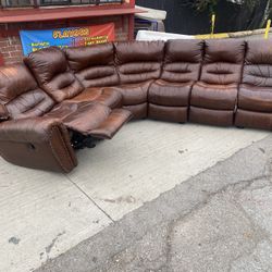 Leather Sectional! Delivery Available!