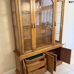 Three Door China Hutch Delivered