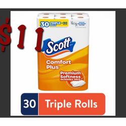 Scott toilet paper 30 roll