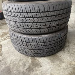 2 Used 225/40ZR19 Continental Tires Good Condition Pick Up Only 