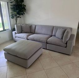 Cloud sectional/sofa loveseat set same day delivery no money down no credit need 0% interest