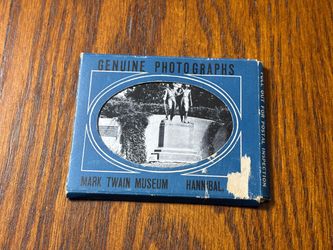Vintage Photographs - Mark Twain Museum, Hannibal, Missouri