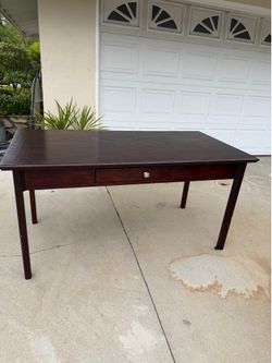 Wood desk