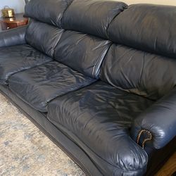 Leather couch / sofa