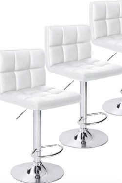 Bar Stool Chairs With Two Chair Covers Included!