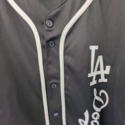Dodgers Jersey Black L
