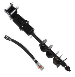 Auger Drill Mini Excavator Attachment with Hydraulic Pipes 