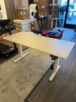 63" Large Electric Standing Desk Height adjustable desk office desk home office desk work desk computer desk