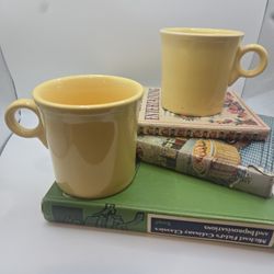 Fiesta Yellow Mugs Set of 2