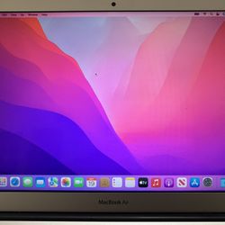 Apple MacBook Air 13” 2015 macOS Monterey 8GB Memory 256GB SSD!